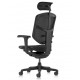 Крісло ENJOY ULTRA (EJU-B-HAM-4D, сітка T-168-B1 BLACK) Comfort