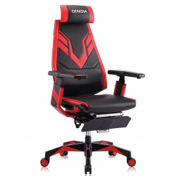 Кресло геймерское GENIDIA GAMING (M-GN-BB-HAL-ML-RE) с подставкой для ног Comfort Seating